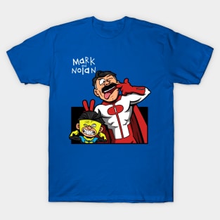 Funny Invincible Superhero Comic Cartoon Retro Parody T-Shirt